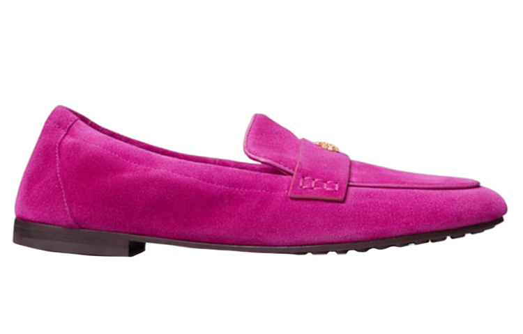 (W) TORY BURCH Velvet Sneakers 'Purple Red' 圖 2