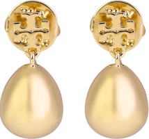 (Women) Tory Burch Waterdrop Brass Earrings for Women in Gold. 157215720 (Women) Tory Burch Waterdrop Brass Earrings for Women in Gold. 157215720