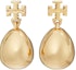 Order (W) Anting Tory Burch Waterdrop Brass Emas Wanita. 157215720