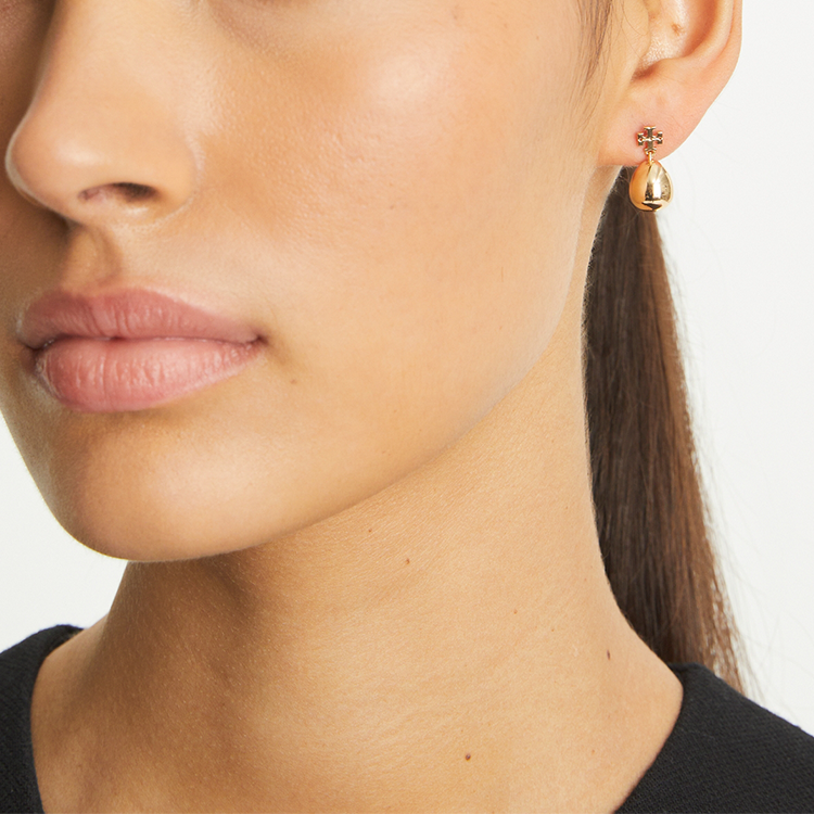 Shop (W) Anting Tory Burch Waterdrop Brass Emas Wanita. 157215720