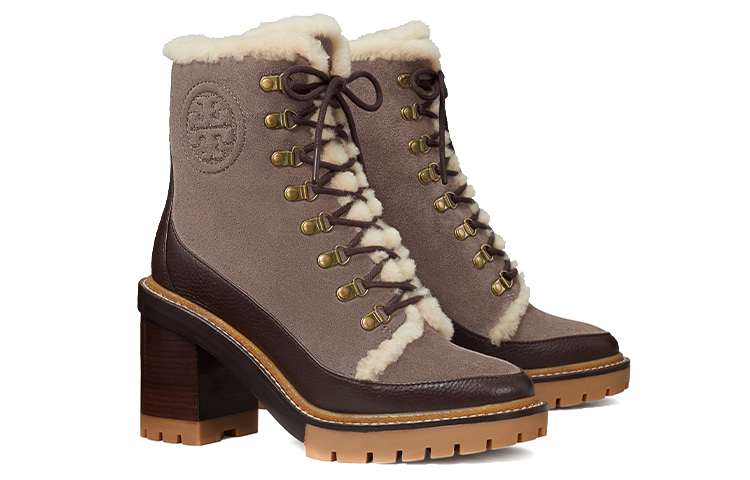 Lookbook (W) TORY BURCH But Ankle Tumit Wedge 'Kelabu Muda' 87386-020