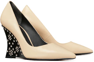 Order (W) TORY BURCH Wedge Tumit Tinggi 'Beige' 85740-724