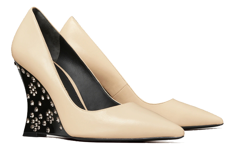 Order (W) 토리버치 베이지 웨지 힐 85740-724