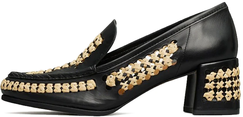 (W) (女性用) TORY BURCH ウーブンラフィアハイヒール 'ブラック' 81747-001 81747-001 Buy (W) (女性用) TORY BURCH ウーブンラフィアハイヒール 'ブラック' 81747-001 81747-001