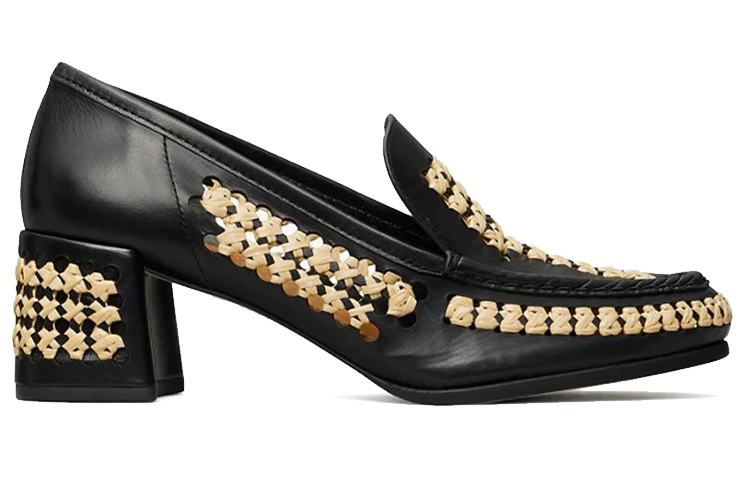 Order (W) TORY BURCH Tacón Alto de Ratán Tejido 'Negro' 81747-001