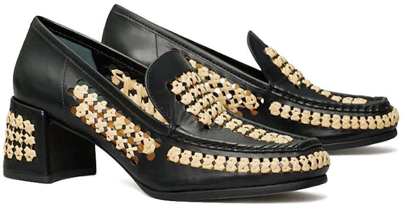 (W) TORY BURCH Tacón Alto de Ratán Tejido 'Negro' 81747-001 Lookbook (W) TORY BURCH Tacón Alto de Ratán Tejido 'Negro' 81747-001