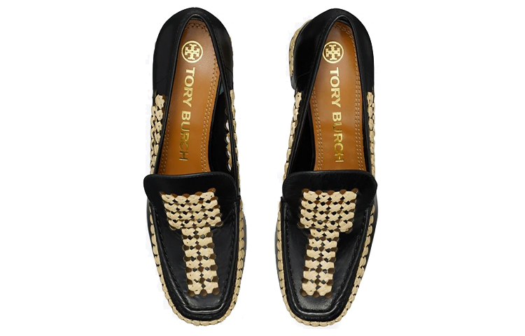 Shop (W) TORY BURCH Tacón Alto de Ratán Tejido 'Negro' 81747-001