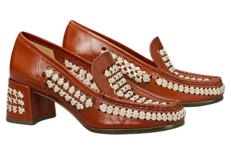 (W) TORY BURCH Woven Raffia High Heel 'Brown' 圖 2