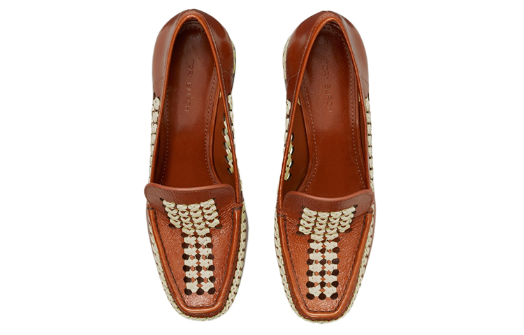(W) TORY BURCH Woven Raffia High Heel 'Brown' 圖 3