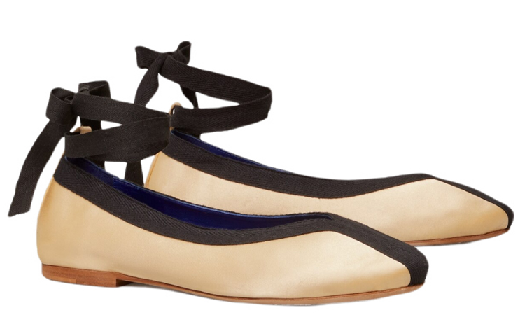 (W) TORY BURCH Wrap Ballet 'Cream White' 圖 3