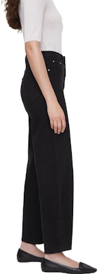 (W) TOTEME 黑色高腰宽松阔腿九分牛仔裤. 213-238-739-204 Purchase (W) TOTEME 黑色高腰宽松阔腿九分牛仔裤. 213-238-739-204