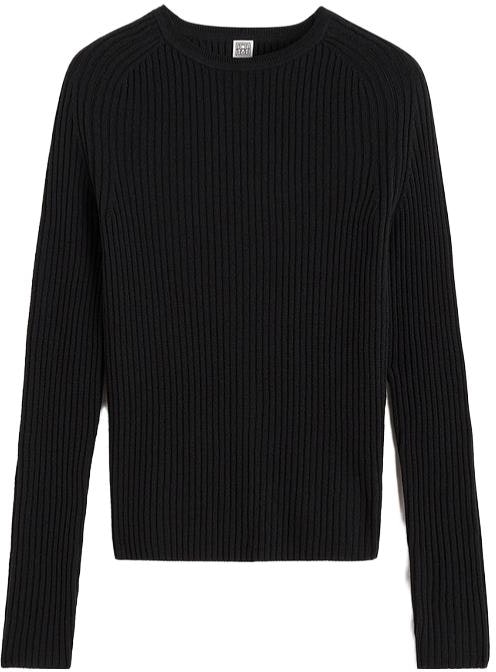 women-toteme-black-merino-wool-ribbed-slim-fit-long-sleeve-sweater-234-wrtwtp-182-ya-0008001