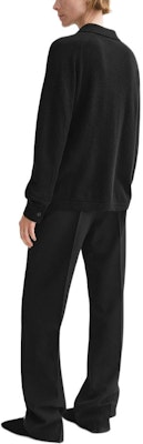 (W) TOTEME 黑色单排扣羊绒毛衣 - 柔软舒适秋季穿搭 243WRT0347YA0016001 Shop (W) TOTEME 黑色单排扣羊绒毛衣 - 柔软舒适秋季穿搭 243WRT0347YA0016001