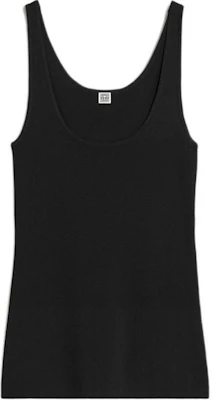 (Women) TOTEME Black Slim-Fit Knit Tank Top - Early Fall 2024 243WRT0349YA0080001 Buy (Women) TOTEME Black Slim-Fit Knit Tank Top - Early Fall 2024 243WRT0349YA0080001