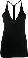 (Women) TOTEME Black V-Neck Cotton Tank Top 2335178323 (Women) TOTEME Black V-Neck Cotton Tank Top 2335178323