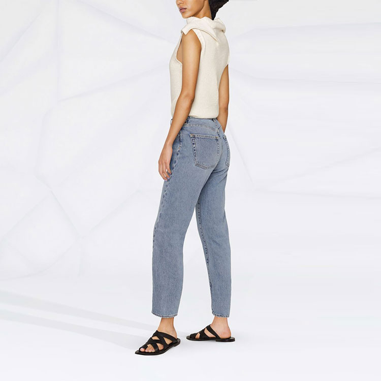 Purchase (W) TOTEME 藍色交叉縫牛仔褲 222232741485