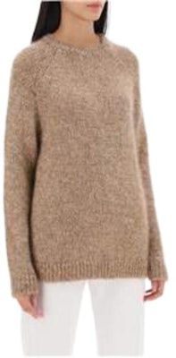 (W) TOTEME 棕色纯色圆领长袖毛衣. 234WRTWTP224YA0015073 Lookbook (W) TOTEME 棕色纯色圆领长袖毛衣. 234WRTWTP224YA0015073