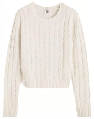 (W) TOTEME 圆领麻花针织毛衣. 234WRTWTP172YA0008055 Buy (W) TOTEME 圆领麻花针织毛衣. 234WRTWTP172YA0008055