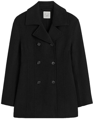 (W) TOTEME Chaqueta Abrigo Negra de Doble Botonadura y Manga Larga Casual 234WRTWOU101FB0006001 Order (W) TOTEME Chaqueta Abrigo Negra de Doble Botonadura y Manga Larga Casual 234WRTWOU101FB0006001