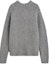 Buy (W) TOTEME 灰色休闲圆领针织毛衣 - 浅灰色。 234WRTWTP226YA0014074