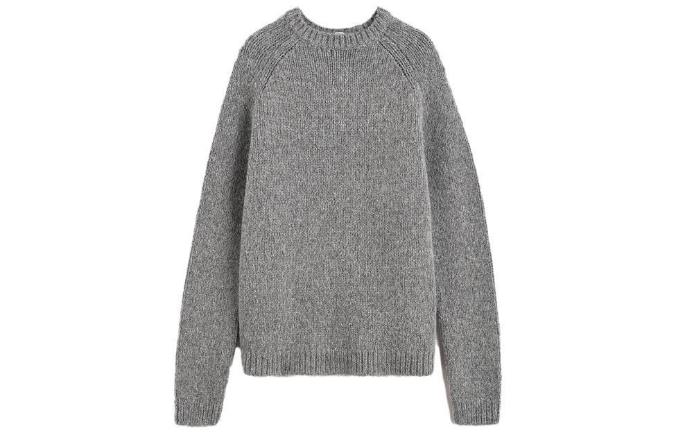 Order (W) TOTEME 灰色休闲圆领针织毛衣 - 浅灰色。 234WRTWTP226YA0014074