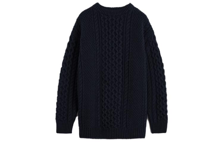 (Women) TOTEME  Casual Navy Blue Long-Sleeve Cashmere Sweater. 234WRTWTP156YA0012016