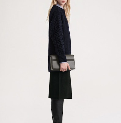 (W) TOTEME 休闲海军蓝长袖羊绒毛衣 234WRTWTP156YA0012016 Shop (W) TOTEME 休闲海军蓝长袖羊绒毛衣 234WRTWTP156YA0012016