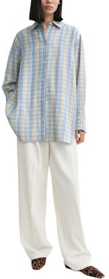 (W) TOTEME 仿舊格紋長袖扣襯衫 243WRT1415FB0201193 Lookbook (W) TOTEME 仿舊格紋長袖扣襯衫 243WRT1415FB0201193