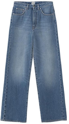 (W) TOTEME 高腰喇叭微短牛仔褲洗舊藍色 201230740405 Buy (W) TOTEME 高腰喇叭微短牛仔褲洗舊藍色 201230740405