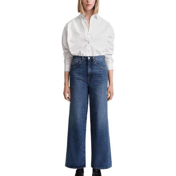 Lookbook (W) TOTEME 高腰喇叭微短牛仔褲洗舊藍色 201230740405