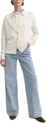 (W) TOTEME 秋季24款宽松版羊绒开衫云白色。 243WRT0347YA0016187 Lookbook (W) TOTEME 秋季24款宽松版羊绒开衫云白色。 243WRT0347YA0016187