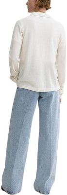 (W) TOTEME 秋季24款宽松版羊绒开衫云白色。 243WRT0347YA0016187 Shop (W) TOTEME 秋季24款宽松版羊绒开衫云白色。 243WRT0347YA0016187