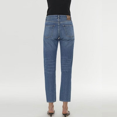 (W) TOTEME 中腰直筒扭边牛仔裤水洗蓝色. 211232740405 Shop (W) TOTEME 中腰直筒扭边牛仔裤水洗蓝色. 211232740405