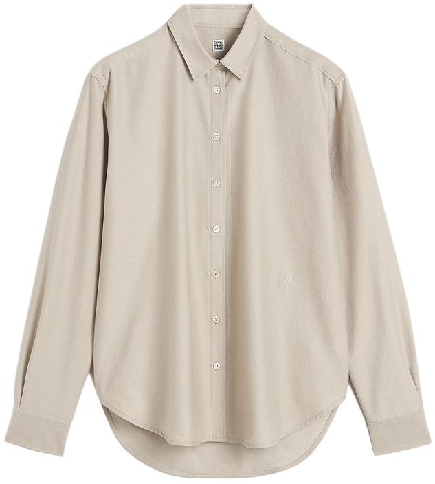 women-toteme-minimalist-a-line-long-sleeve-shirt-stone-color-ss-24-234-wrt-810-fb-0116009