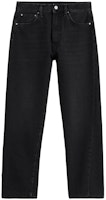 (Women) TOTEME Original Mid-Rise Straight-Leg Jeans in Washed Black. 234232744230 (Women) TOTEME Original Mid-Rise Straight-Leg Jeans in Washed Black. 234232744230