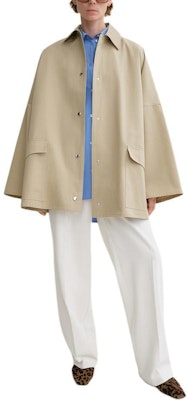 (W) TOTEME 寬鬆扣領外套棕色 - 2024秋季系列 241WRO1050FB0103125 Lookbook (W) TOTEME 寬鬆扣領外套棕色 - 2024秋季系列 241WRO1050FB0103125