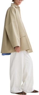 (W) TOTEME 寬鬆扣領外套棕色 - 2024秋季系列 241WRO1050FB0103125 Purchase (W) TOTEME 寬鬆扣領外套棕色 - 2024秋季系列 241WRO1050FB0103125