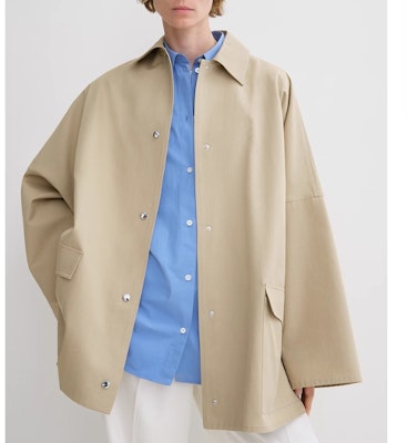 (W) TOTEME 寬鬆扣領外套棕色 - 2024秋季系列 241WRO1050FB0103125 Details for (W) TOTEME 寬鬆扣領外套棕色 - 2024秋季系列 241WRO1050FB0103125