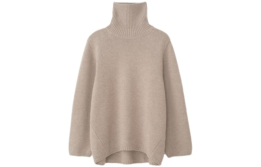 (Women) TOTEME  Plain Ribbed Turtleneck Pullover Sweater 211561754819