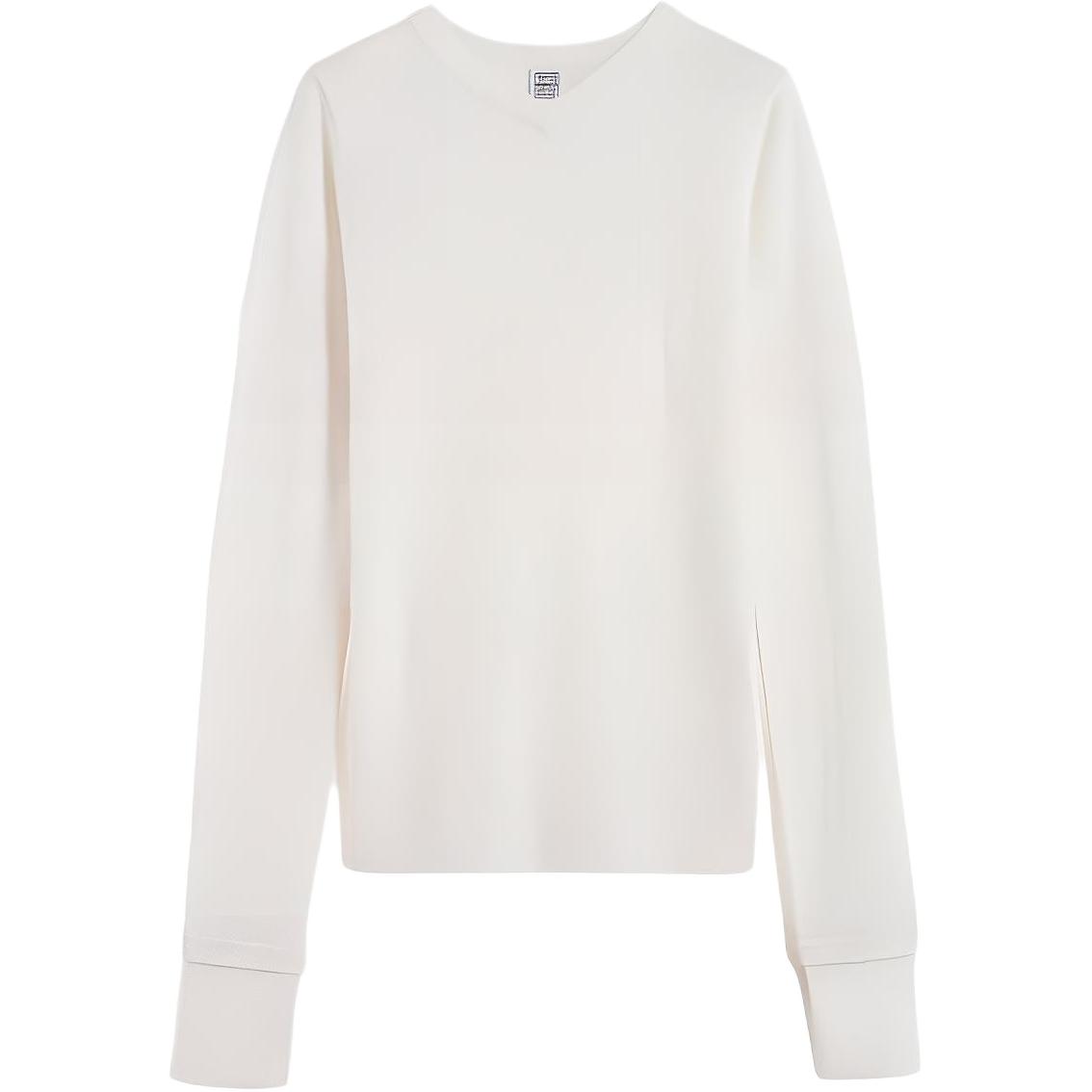 (Women) TOTEME  Pure Merino Wool Sweater Cream Color 234WRTWTP180YA0008055