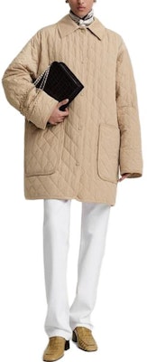 (W) TOTEME 米色绗缝外套灯芯绒边饰绣标夹克. 241WRO1022FB0169091 Lookbook (W) TOTEME 米色绗缝外套灯芯绒边饰绣标夹克. 241WRO1022FB0169091