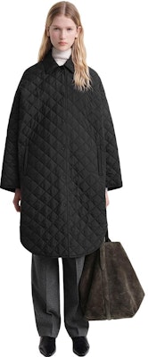 (W) TOTEME 經典黑色中長版菱格織紋外套大衣 234WRTWOU085FB0007001 Lookbook (W) TOTEME 經典黑色中長版菱格織紋外套大衣 234WRTWOU085FB0007001