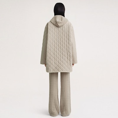 (W) TOTEME 絎縫燈芯絨飾邊谷倉外套-石灰石色 241WRO1022FB0169009 Shop (W) TOTEME 絎縫燈芯絨飾邊谷倉外套-石灰石色 241WRO1022FB0169009