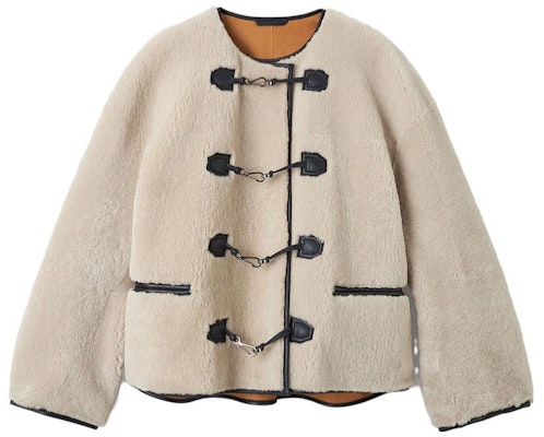 (W) TOTEME Shearling Hook Jaket Beige 214120604110 Buy (W) TOTEME Shearling Hook Jaket Beige 214120604110