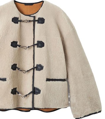 (W) TOTEME Shearling Hook Jaket Beige 214120604110 Sizing (W) TOTEME Shearling Hook Jaket Beige 214120604110