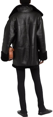 (W) TOTEME シアリング オーバーサイズ ジャケット ブラック 204101701200 Shop (W) TOTEME シアリング オーバーサイズ ジャケット ブラック 204101701200