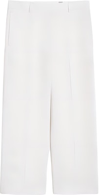 (W) TOTEME Slim-Fit Casual Cropped Pants Krim Putih - Awal Musim Luruh 2024 243WRB4511FB0065059 Buy (W) TOTEME Slim-Fit Casual Cropped Pants Krim Putih - Awal Musim Luruh 2024 243WRB4511FB0065059