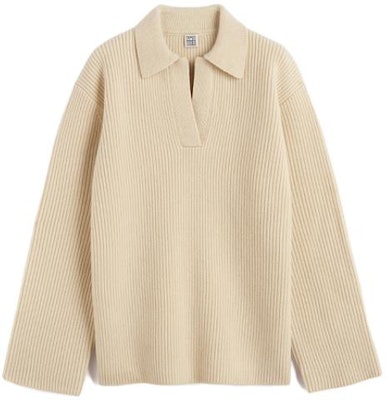 (W) TOTEME 純色Polo針織毛衣 麦加迷亚色 234WRTWTP034YA0004070 Order (W) TOTEME 純色Polo針織毛衣 麦加迷亚色 234WRTWTP034YA0004070