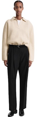 (W) TOTEME 純色Polo針織毛衣 麦加迷亚色 234WRTWTP034YA0004070 Lookbook (W) TOTEME 純色Polo針織毛衣 麦加迷亚色 234WRTWTP034YA0004070