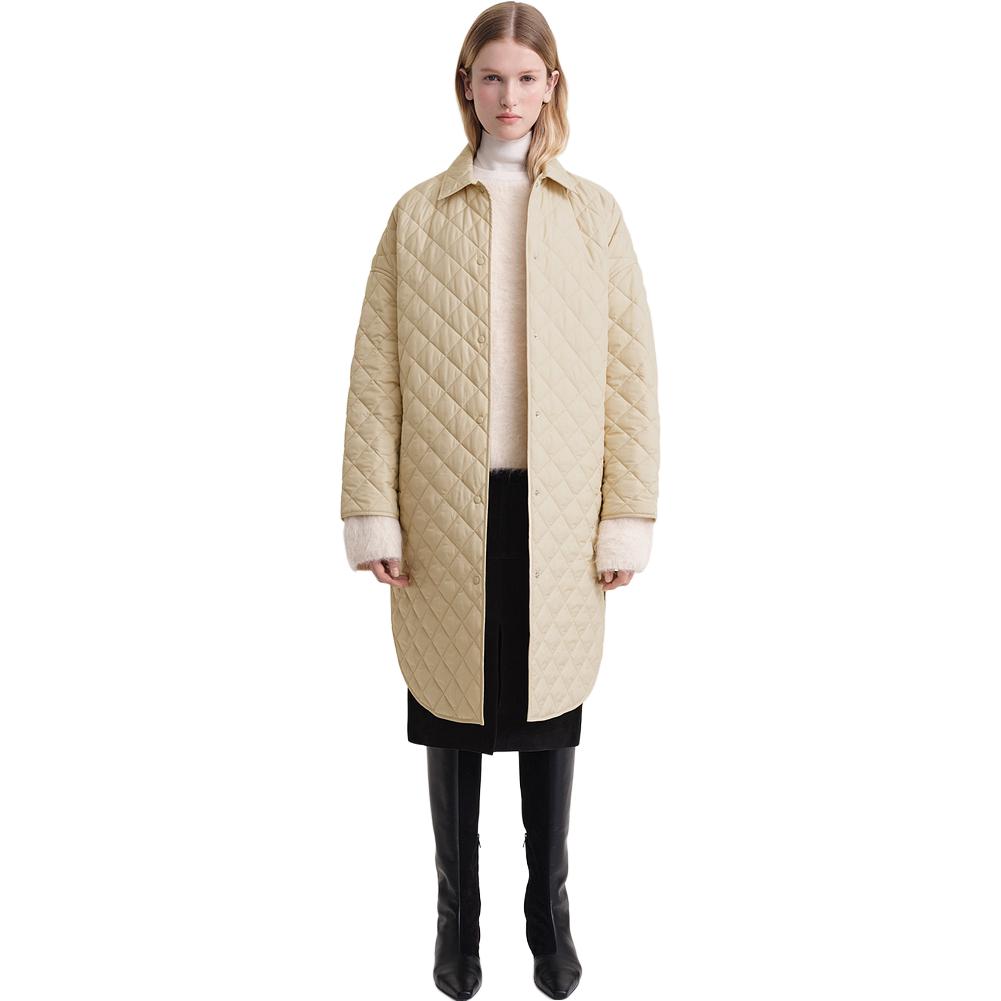 Lookbook (W) TOTEME 寬鬆繭型外套 - 分叉下擺設計 (碎石灰色) 234WRTWOU085FB0007009